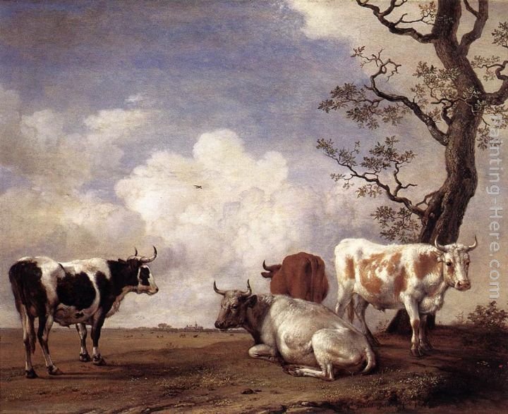 Paulus Potter Four Bulls